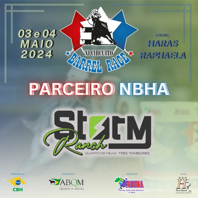 4ª ETAPA XI CIRCUITO BARREL RACE – STORM RANCH