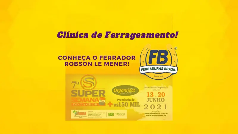 Entrevista com Robson Le Mener, especialista em ferrageamento!