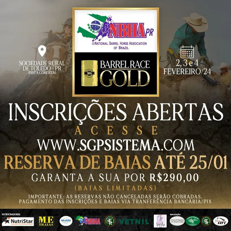 NBHA PARANÁ – BARREL RACE GOLD