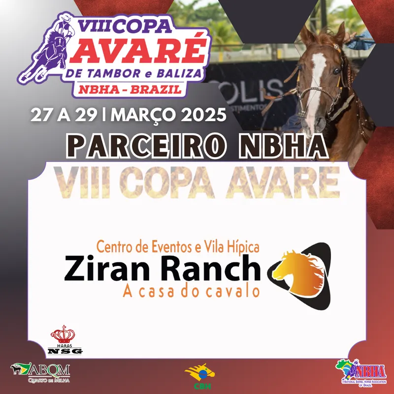 4ª ETAPA VIII COPA AVARÉ TAMBOR & BALIZA – VILA HÍPICA ZIRAN RANCH