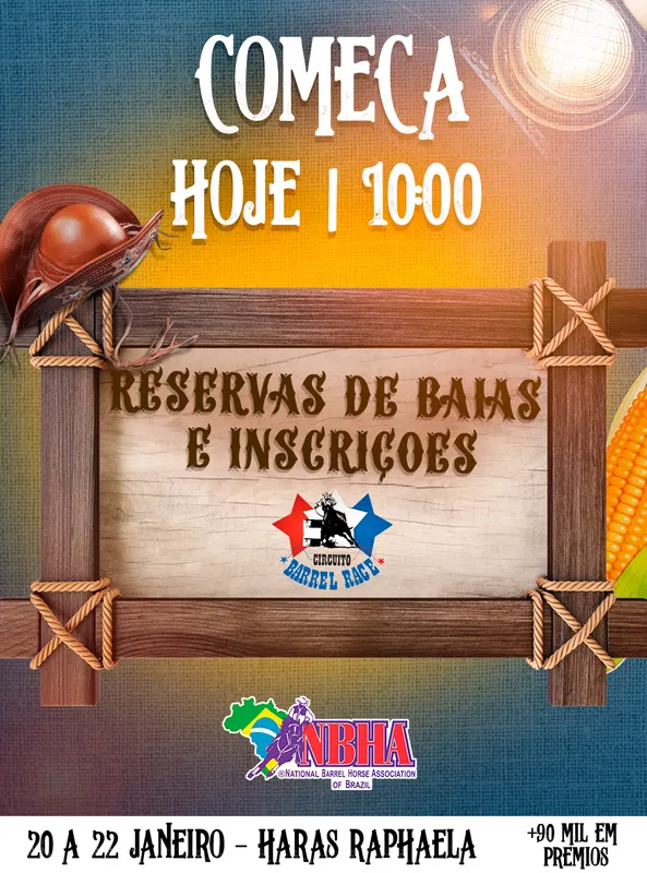 Circuito Barrel Race inscrições ABERTAS !