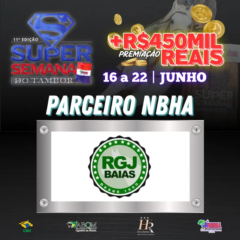 11ª EDIÇÃO SUPER SEMANA DO TAMBOR – RGJ BAIAS