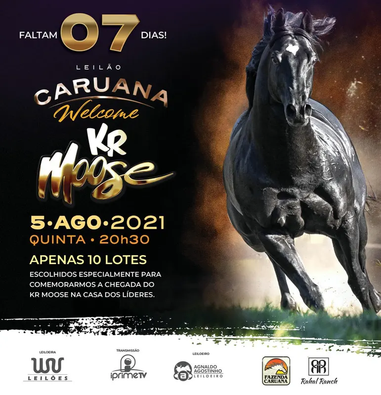 A Fazenda Caruana tem o prazer de apresentar KR Moose! Mais uma estrela pra brilhar na Casa dos Líderes!