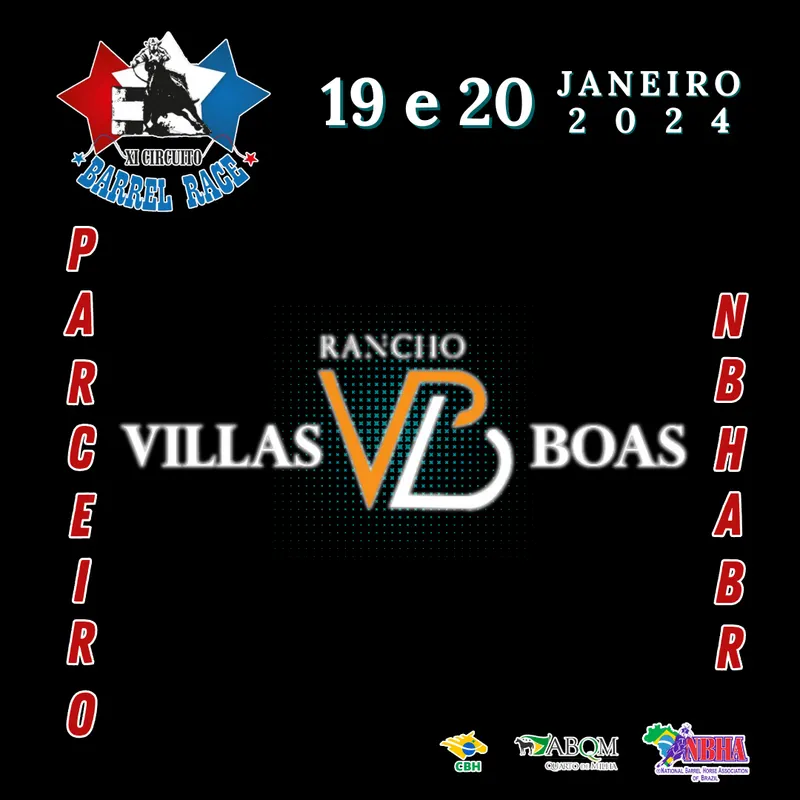3ª ETAPA XI CIRCUITO BARREL RACE – RANCHO VILLAS BOAS