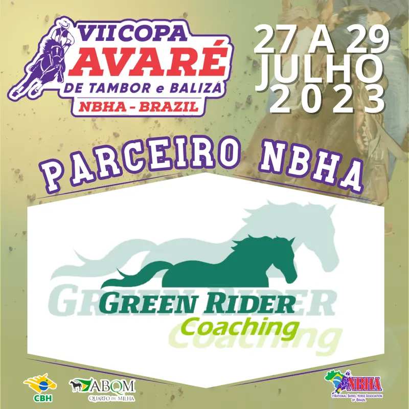 VII COPA AVARÉ TAMBOR & BALIZA – GREEN RIDER