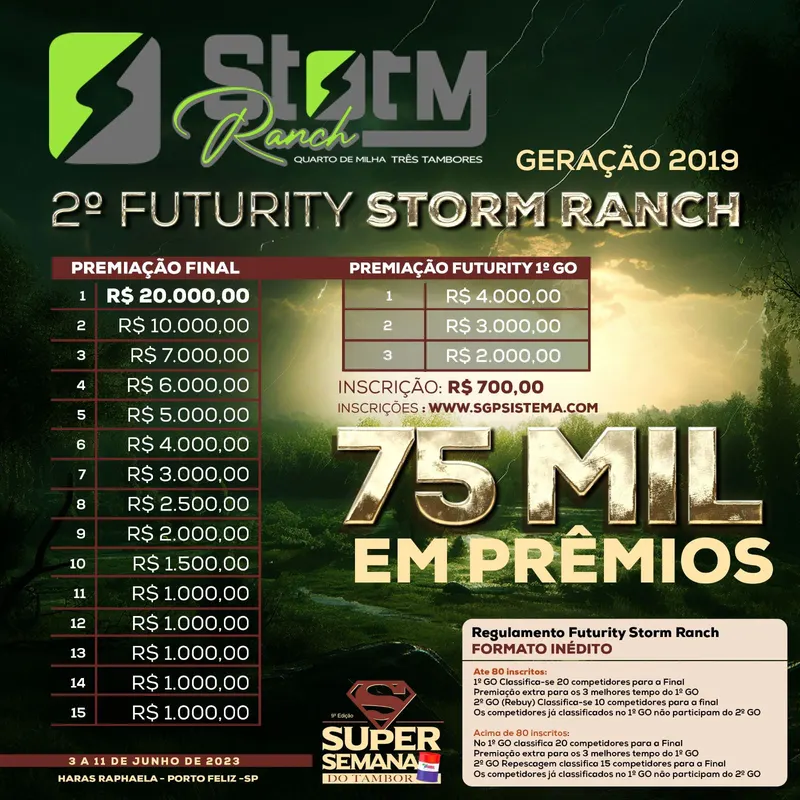 2º FUTURITY STORM RANCH