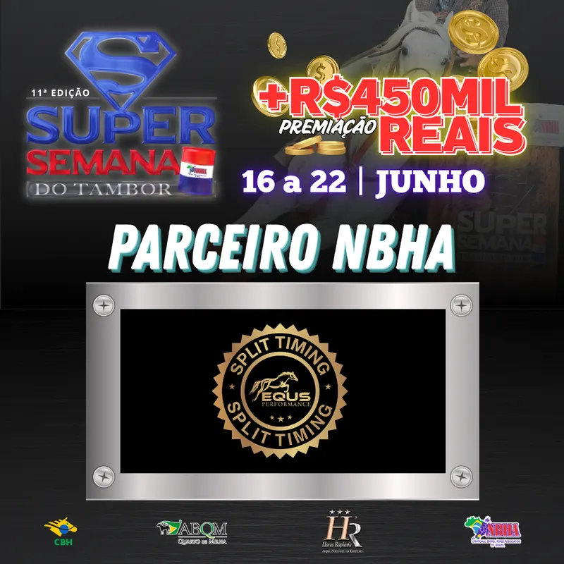 11ª EDIÇÃO SUPER SEMANA DO TAMBOR – SPLIT TIMING