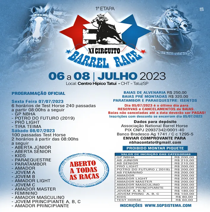 XI CIRCUITO BARREL RACE